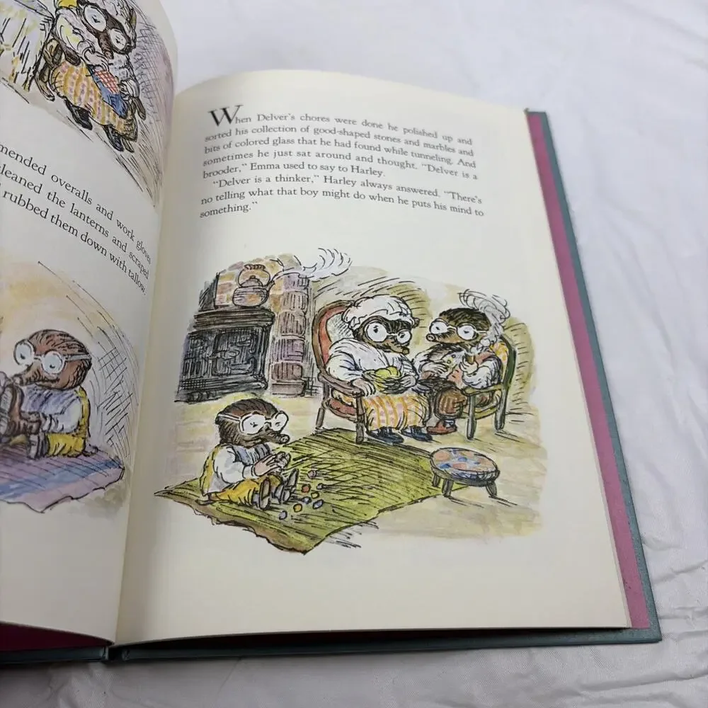 The Mole Family's Christmas Russell Hoban Hardcover 1969